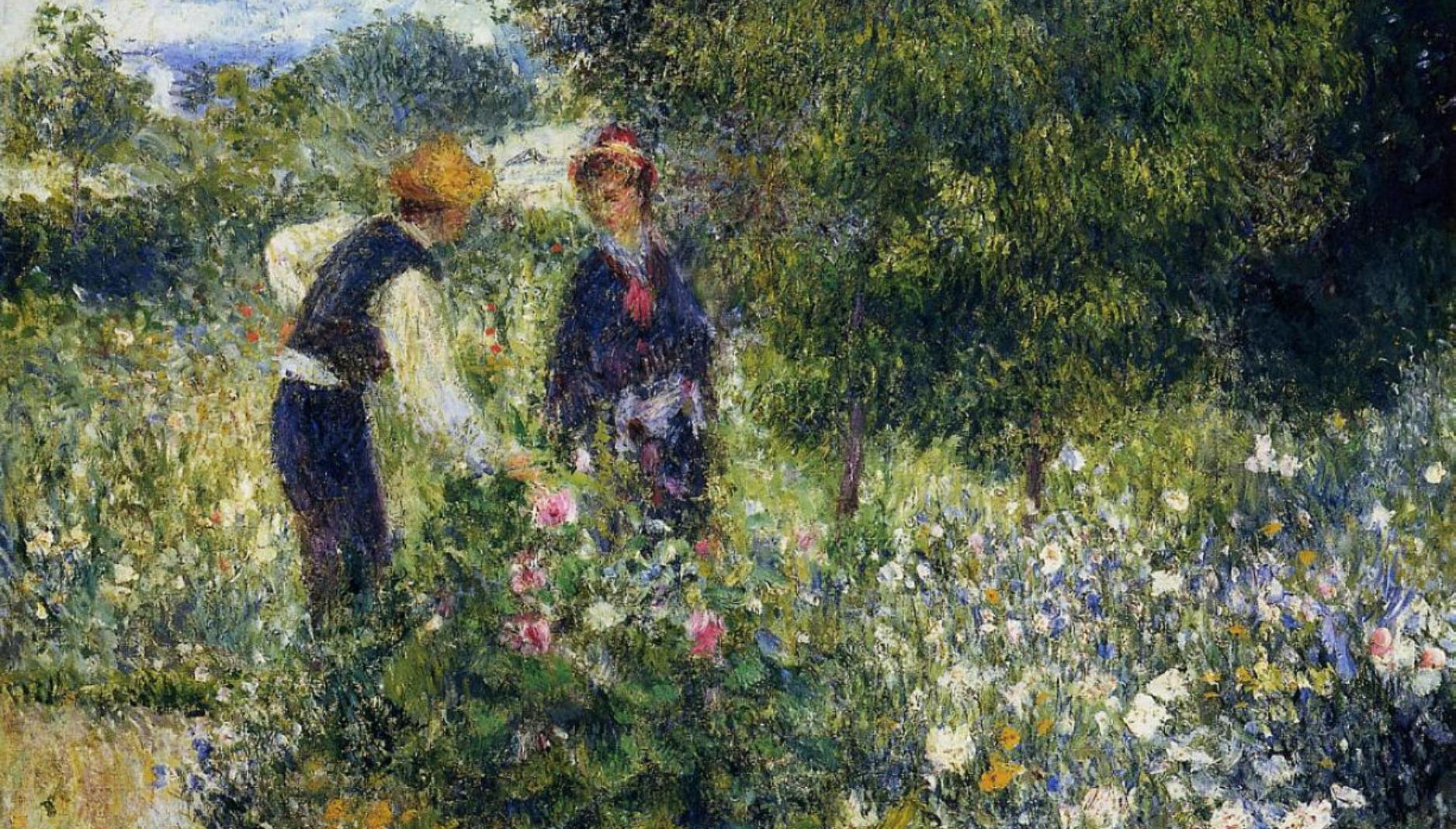 Conversando con el jardinero, Renoir